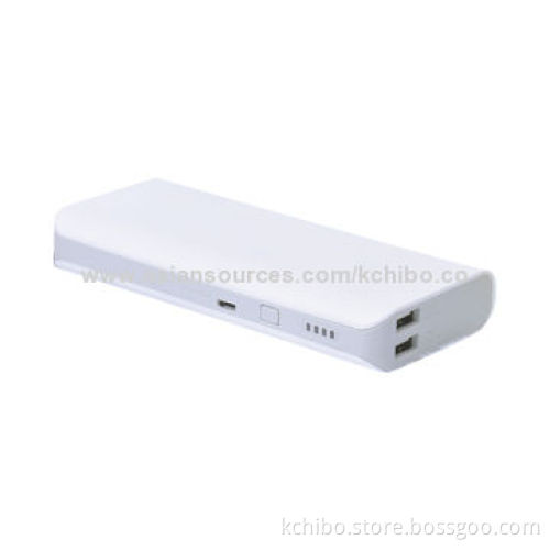 Emergency Mobile Phone Power Bank with 11,000mAh Capacity, CE and RoHS Marks